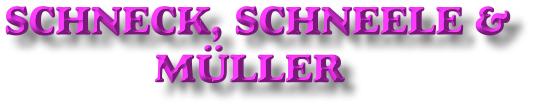 Bild - Logo "Schneck, Schneele & Mller"